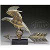 Image 2 : FULL BODIED EAGLE COPPER WEATHERVANE.