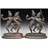 Image 1 : PAIR OF BRONZE SCULPTURES.