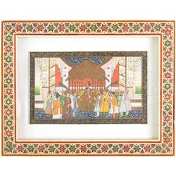 TWO PAINTINGS OF ROYALTY OF INDIA