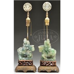PAIR OF LAMPS.