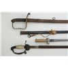 Image 2 : Collector’s lot including an out-of-the-attic  condition European military sword with  Solingen-mark