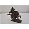 Image 1 : “Dainanko” Bushi Warrior bronze Japanese  warrior on horse approx. 13” in height, 14”  long and 5-1/