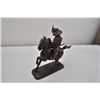 Image 2 : “Dainanko” Bushi Warrior bronze Japanese  warrior on horse approx. 13” in height, 14”  long and 5-1/