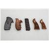 Image 1 : Lot of 5 pair of grips including 3 pair of  Smith & Wesson wood medallion grips, 1 pair  of Pachmayr