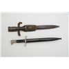 Image 1 : Lot of 2 German bayonets including one  Eickhorn Solingen marked with near fine blade  and metal she