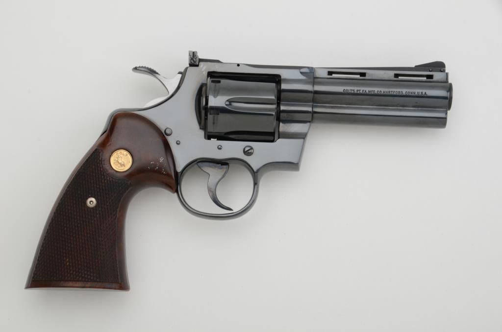 Colt Python Model DA revolver, .357 Magnum cal., 4” ventilated rib ...