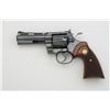 Image 2 : Colt Python Model DA revolver, .357 Magnum  cal., 4” ventilated rib barrel, blue finish,  checkered 