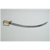Image 1 : American Dolphin head saber, possibly Naval,  approx. 32” overall with curved blade, gold  gilded mo