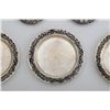 Image 2 : A set of 10 ornate 80% pure silver coasters  and 6 spoon plates weighing approx. 29ozs.  (melt value