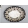 Image 3 : A set of 10 ornate 80% pure silver coasters  and 6 spoon plates weighing approx. 29ozs.  (melt value