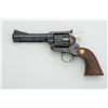 Image 1 : Colt New Frontier SAA revolver, .45 cal.,  4-3/4” barrel, blue and case hardened finish,  smooth woo
