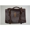 Image 1 : WW II leather Bombardier’s briefcase marked  “VC-7 Bombardier Crew 4” in overall very good  conditio