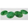 Image 2 : Finely carved 4 piece Jade collection  weighing approx. 30.00 carats Estimate  $400-$600