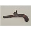 Image 1 : Single shot folding trigger, screw-off barrel  center hammer percussion pocket pistol, .41  cal., 3”