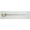 Image 1 : U.S. variant artillery style officer’s sword,  circa 1821-1853 with straight thin blade and  shield 