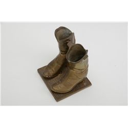 Brass boots sculpture, approx. 5” in height.   Est.:  $25-$50.