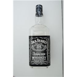 Large Jack Daniels advertising display  bottle, approx. 22” in height that would hold  mini bottles 