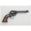 Image 1 : Ruger Single-Six revolver, .22 cal., 5-1/2”  barrel, blue finish, factory engraved frame  and cylind