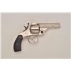 Image 1 : Harrington & Richardson DA top break  revolver, .38 cal., 3-1/4” barrel, nickel  finish, checkered b