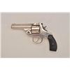 Image 2 : Harrington & Richardson DA top break  revolver, .38 cal., 3-1/4” barrel, nickel  finish, checkered b