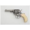 Image 2 : Colt Model 1877 ejectorless DA revolver, .41  cal., 3-1/2” barrel, nickel finish, faux  ivory grips,