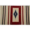 Image 1 : Mexican Chimayo rug approx. 22” x 46” and in  overall very good condition showing a white  backgroun