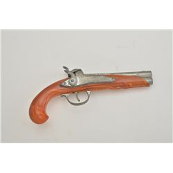 Pair of Hubley metal and plastic double  hammer cap pistols in very good condition,  each approx. 9-