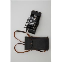 Old Kodak camera and carry case; great  display piece; unknown working order.  Est.:   $10-$20.