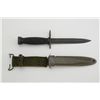 Image 1 : M-7 bayonet with U.S. M8A1 sheath by PWH in  overall good condition.  Est.:  $25-$50.