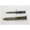 Image 2 : M-7 bayonet with U.S. M8A1 sheath by PWH in  overall good condition.  Est.:  $25-$50.