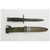 Image 1 : M-7 bayonet with U.S. M8A1 sheath by VIZ in  overall good condition.  Est.:  $25-$50.