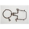 Image 1 : Old Spanish iron bit; classic styling.  Est.:   $100-$200.