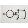 Image 2 : Old Spanish iron bit; classic styling.  Est.:   $100-$200.