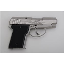 AMT Back Up Model DA semi-auto pistol, 9mm  cal., 3” barrel, stainless steel, checkered  plastic gri