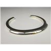Image 1 : Designer ladies Sterling silver and 14 karat  yellow gold custom made bangle by ‘BILLY  EDISON’ weig