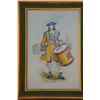Image 6 : Lot of 6 matching framed watercolors of early  British & European soldiers in uniform by  Charles C.