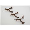 Image 2 : Lot of 3 old misc. Mexican or Spanish iron  spurs in uncleaned condition.   Est.:   $75-$150.