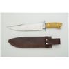 Image 2 : Jerry Fisk, Master Smith large modern knife  marked “National Living Treasure Series”,  approx. 16-1