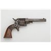 Image 1 : Allen & Wheelock spur trigger side hammer  revolver, .31 cal., 4” octagon barrel, wood  grips, #528.