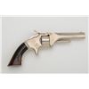 Image 1 : Smith & Wesson Model 1 2nd Issue spur trigger  tip-up revolver, .22 cal., 3-1/4” barrel,  rosewood g
