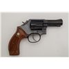 Image 2 : Smith & Wesson Model 547 DA revolver, 9mm  cal., 3” bull barrel, blue finish, rounded  butt, checker