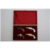 Image 2 : Cased set of 4 modern Butler single shot  derringers, all .22 short cal., all 2-1/2”  barrels and in