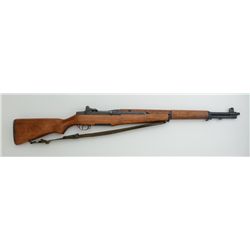 U.S. Springfield M1 Garand rifle, .30 cal.,  24” SA barrel dated 4-45, parkerized finish,  wood stoc