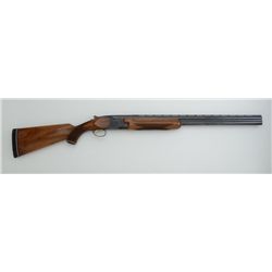 Miroku O/U shotgun, 12 gauge, 26” ventilated  rib barrels, CYL over CYL (Skeet gun) blue  finish, en