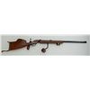 Image 1 : Marlin Ballard single shot target rifle  custom built by Gilkey with palm rest, .22LR  cal., 29-1/2”