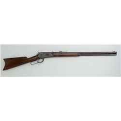 Winchester Model 1886 lever action rifle,  .40-82 cal., 26” octagon barrel, plain  trigger, blue fin