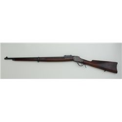 Winchester Hi-Wall Musket, .22LR cal., 28”  round barrel, blue finish, wood stocks, sling  swivels, 