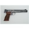 Image 1 : Smith & Wesson Model 41 semi-auto target  pistol, .22LR cal., 7-1/2” barrel, blue  finish, checkered