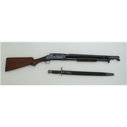 Winchester Model 97 pump action takedown  shotgun modified to represent a trench gun,  12 gauge, 20”