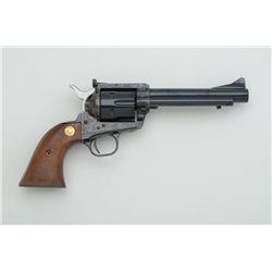 Colt New Frontier SAA revolver, .44 Special  cal., 5-1/2” barrel, blue and case hardened  finish, sm